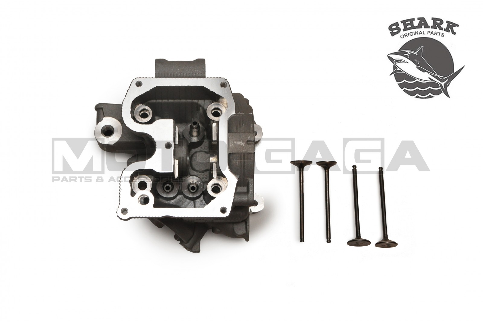 Shark Racing Cylinder Head (25in/22ex) Yamaha YZFR15 V1 V2/Fz150i Vixion/ MT15/R125/MSlaz