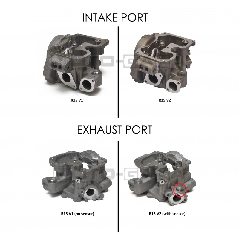 Cylinder Head R150 UMA Racing Superhead Cylinder Head Kit (25in/22ex) - Yamaha YZF-R15 V2 ...
