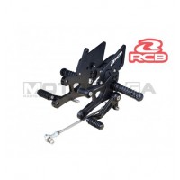 Racing Boy Adjustable Rear Sets/Footrests (S2) - Yamaha R15v3/MT-15