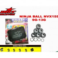 BRT Racing 'Ninja Ball' Variable Weight Rollers (20x12mm) - Yamaha Scooters (9-13g)
