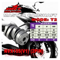 BRT Racing Camshaft (T2)(2pin) - Yamaha R15V3/MT-15/NVX/NMAX/T155 (VVA)