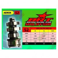 BRT Racing Camshaft (S2)(2pin) - Yamaha R15V3/MT-15/NVX/NMAX/T155 (VVA)