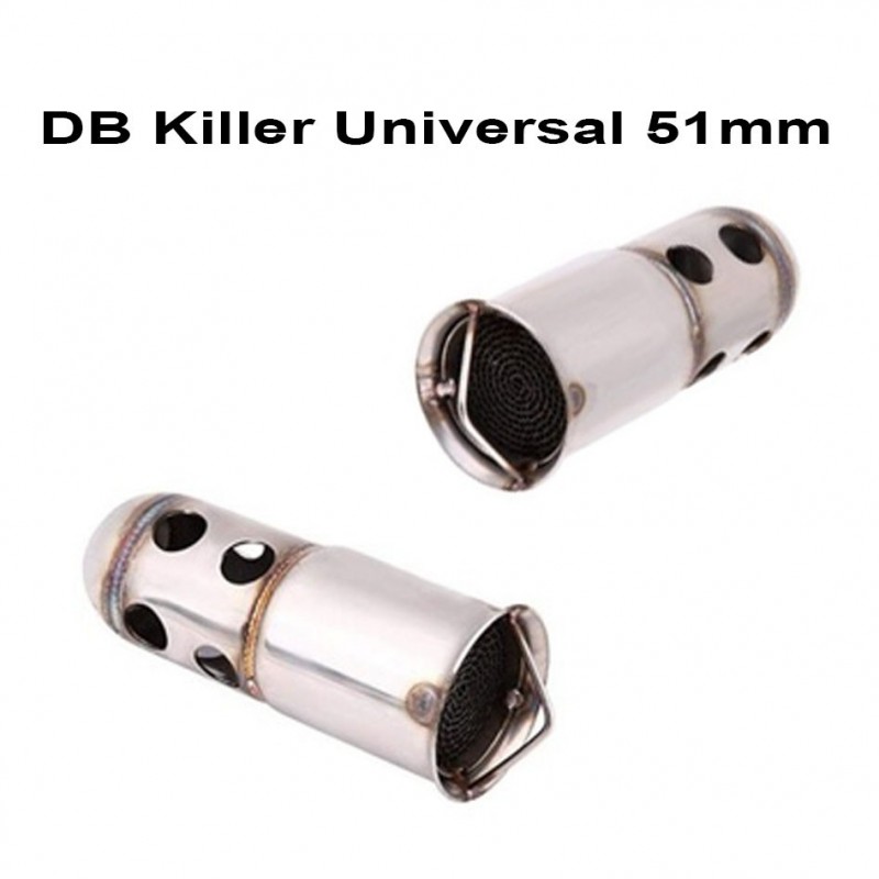 Universal Rear Mount 51mm Silencer (Type A)