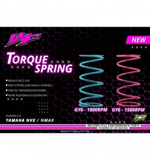 Wf Racing WF Racing CVT Torque Spring - Yamaha NVX/Aerox/NMAX