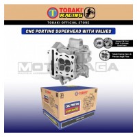 Tobaki Racing CNC Porting Superhead (23in/20ex) - Yamaha R15/Fz150i/T135/T150