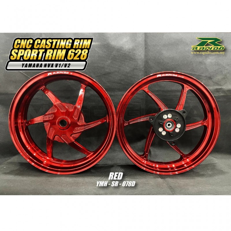 Nvx V2 Rim Rapido Wheels/Rims (2.50/3.50 x 14) - Yamaha NVX/Aerox V1/V2/V3