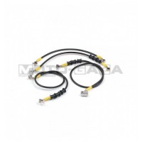 Braided brake hoses set (ABS) - Honda ADV/PCX 150/160