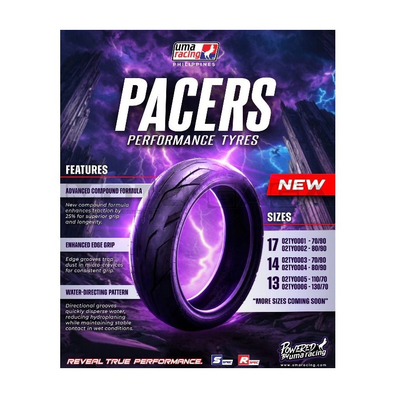 UMA Racing Tyre (130/70/13) - Pacers