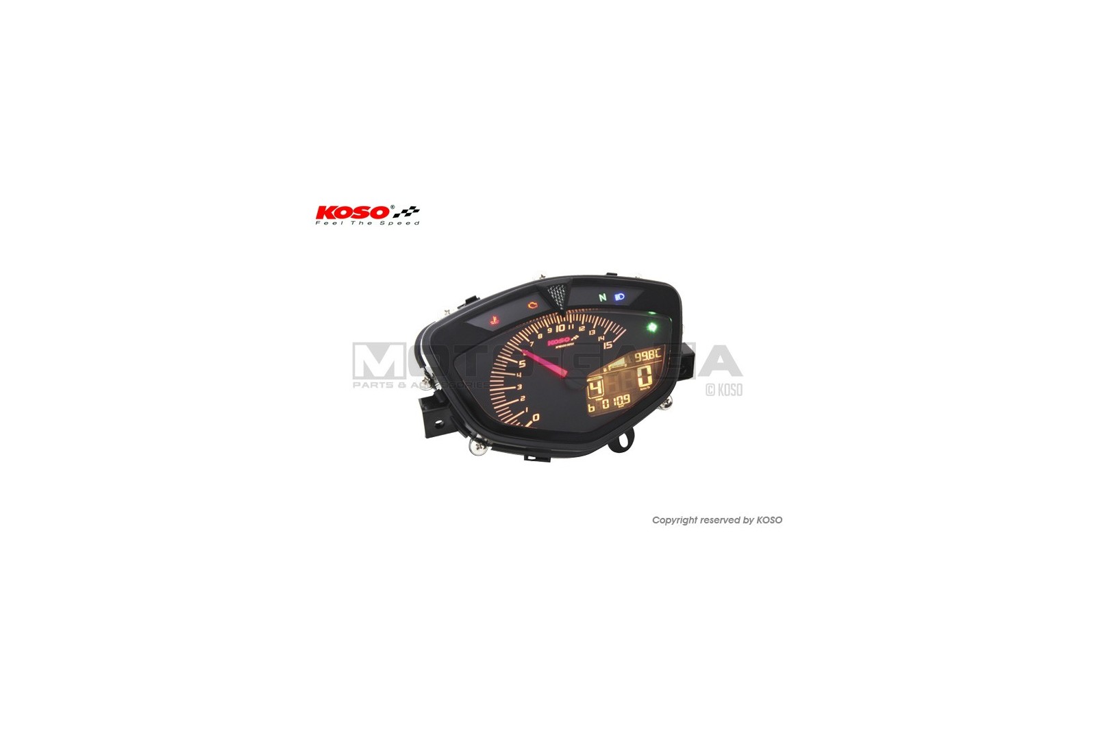 Koso Digital Speedometer Gauge Yamaha T135 Jupiter MX/Sniper/Crypton